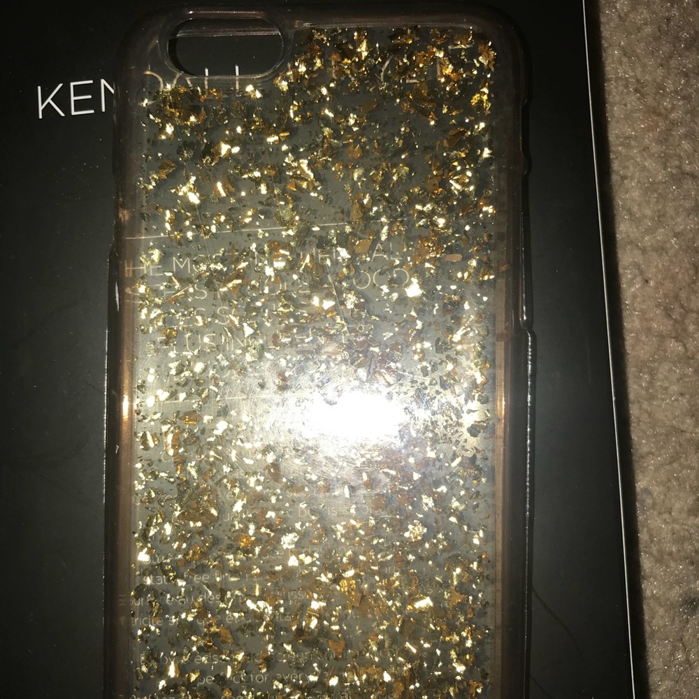 Gold still glitter iPhone 6 case